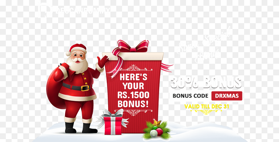 Bonus With Santa Special Bonus Offer Santa Merry Christmas, Advertisement, Elf, Poster, Baby Png