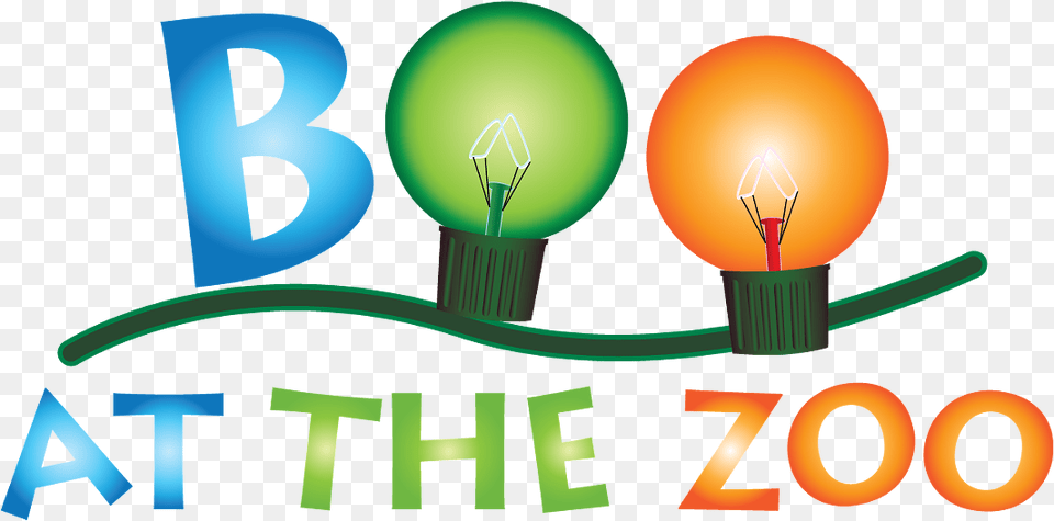 Boo At The Zoo Logo Boo At The Zoo Little Rock, Light, Green, Lightbulb, Face Png