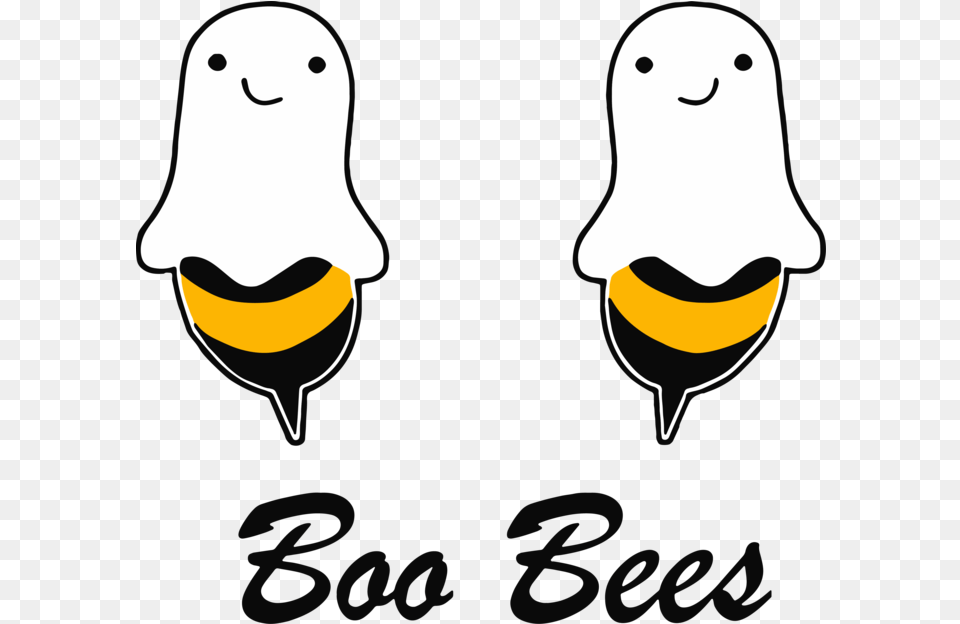 Boo Bees Svg Tshirt Shirt Cut File Clip Art Beesboo Couple Halloween Best Nan Ever, Animal, Beak, Bird, Logo Free Png Download