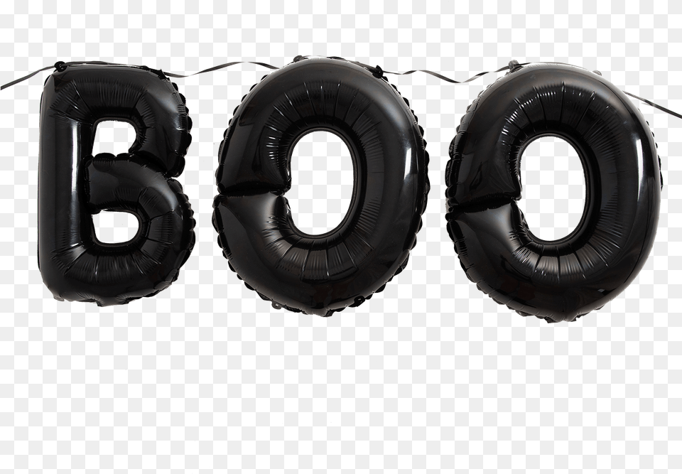 Boo Black Balloon Banner Inflatable, Cushion, Home Decor, Machine, Wheel Free Png