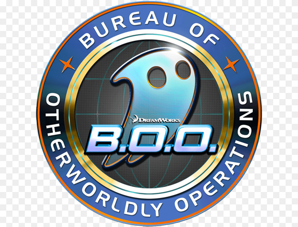 Boo Bureau Of Otherworldly Operations, Logo, Emblem, Symbol, Badge Png