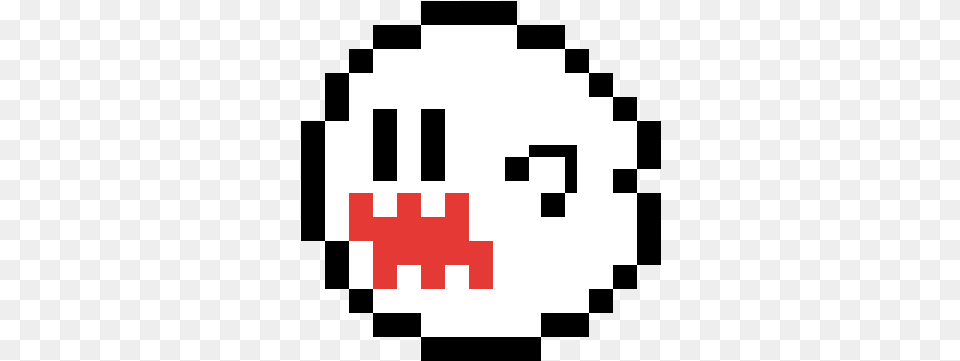 Boo From Mario Boo Mario Bros Pixel, Logo, First Aid, Red Cross, Symbol Png
