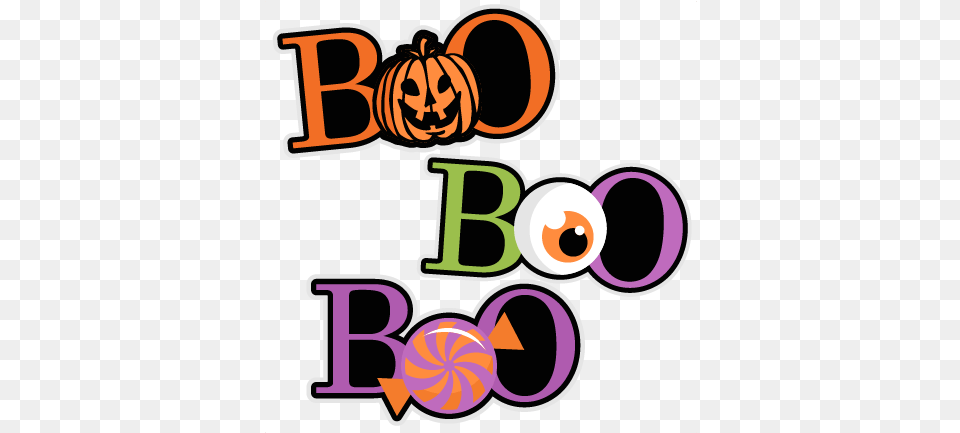 Boo Halloween 3 Boo Clip Art, Text, Bulldozer, Machine Free Png Download