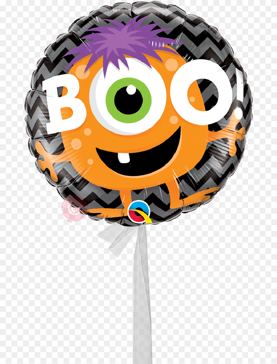 Boo Halloween Monster Single Balloons Halloween Balo Qualatex, Food, Sweets, Candy, Person Png