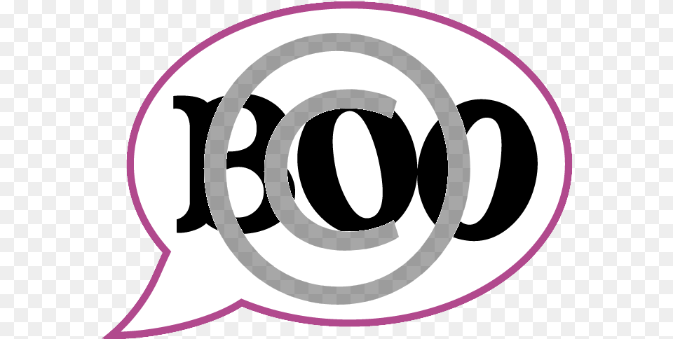 Boo Text Bubble Circle, Logo, Clothing, Hardhat, Helmet Free Png