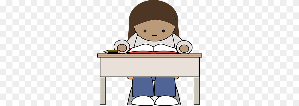 Book Person, Reading, Table, Furniture Free Transparent Png