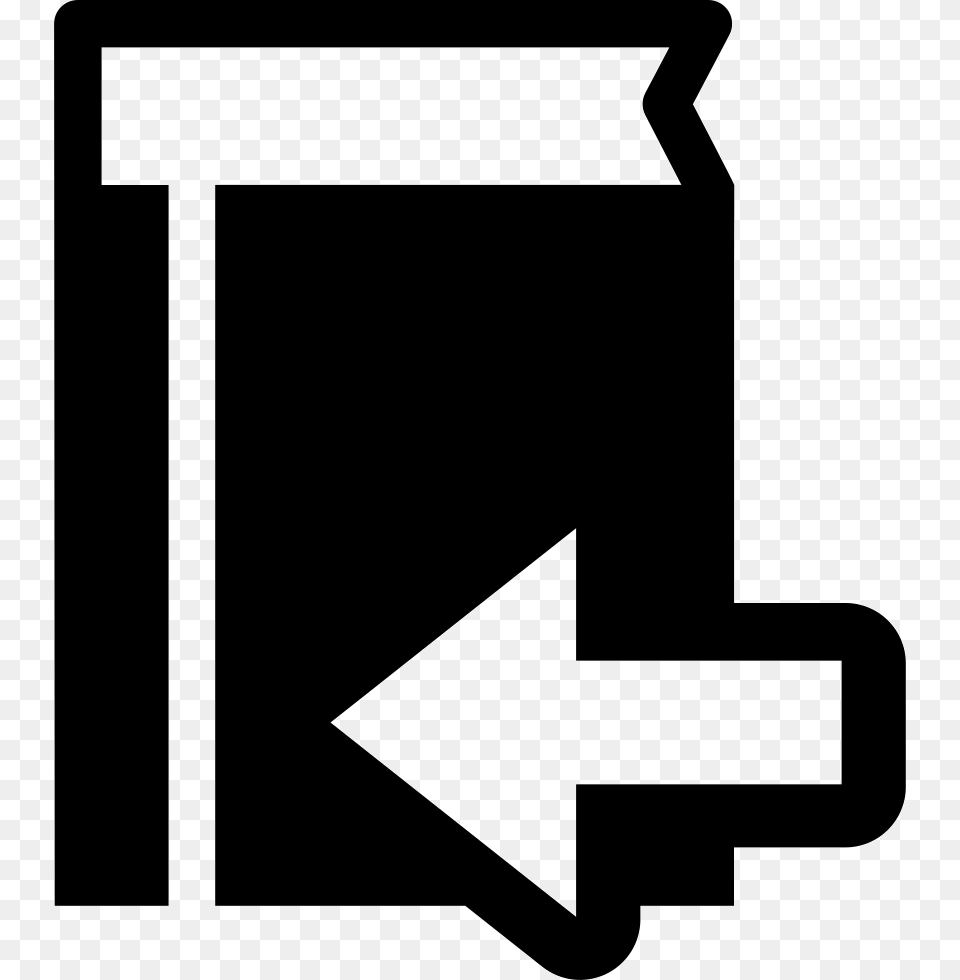 Book Back Button With Left Arrow Icon Free Download, Stencil, People, Person, Sign Png Image
