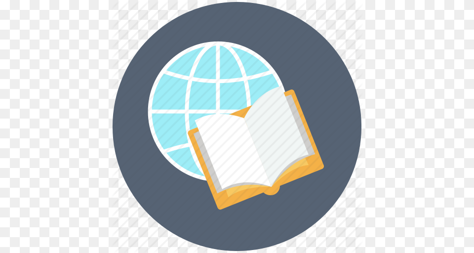 Book Book With World Diary Diary Book Icon Earth Globe World, Sphere, Nature, Outdoors, Person Free Png Download