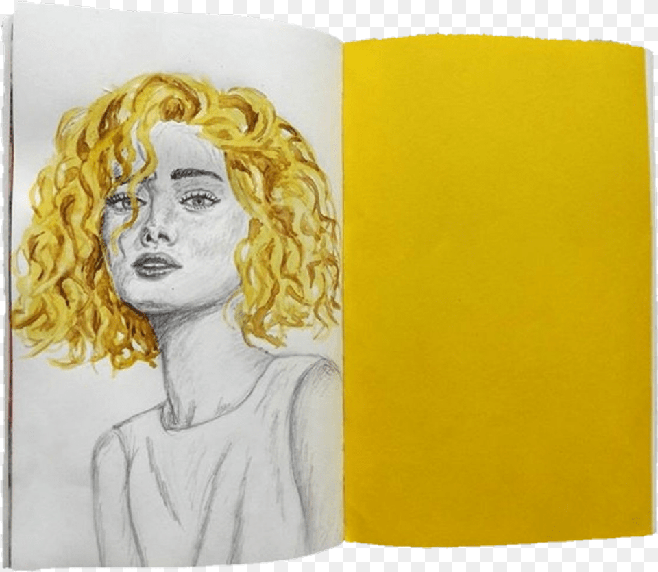 Book Books Journal Paper Draw Drawing Art Artist Aesthetic Art Journal Drawings, Adult, Female, Person, Woman Free Png Download