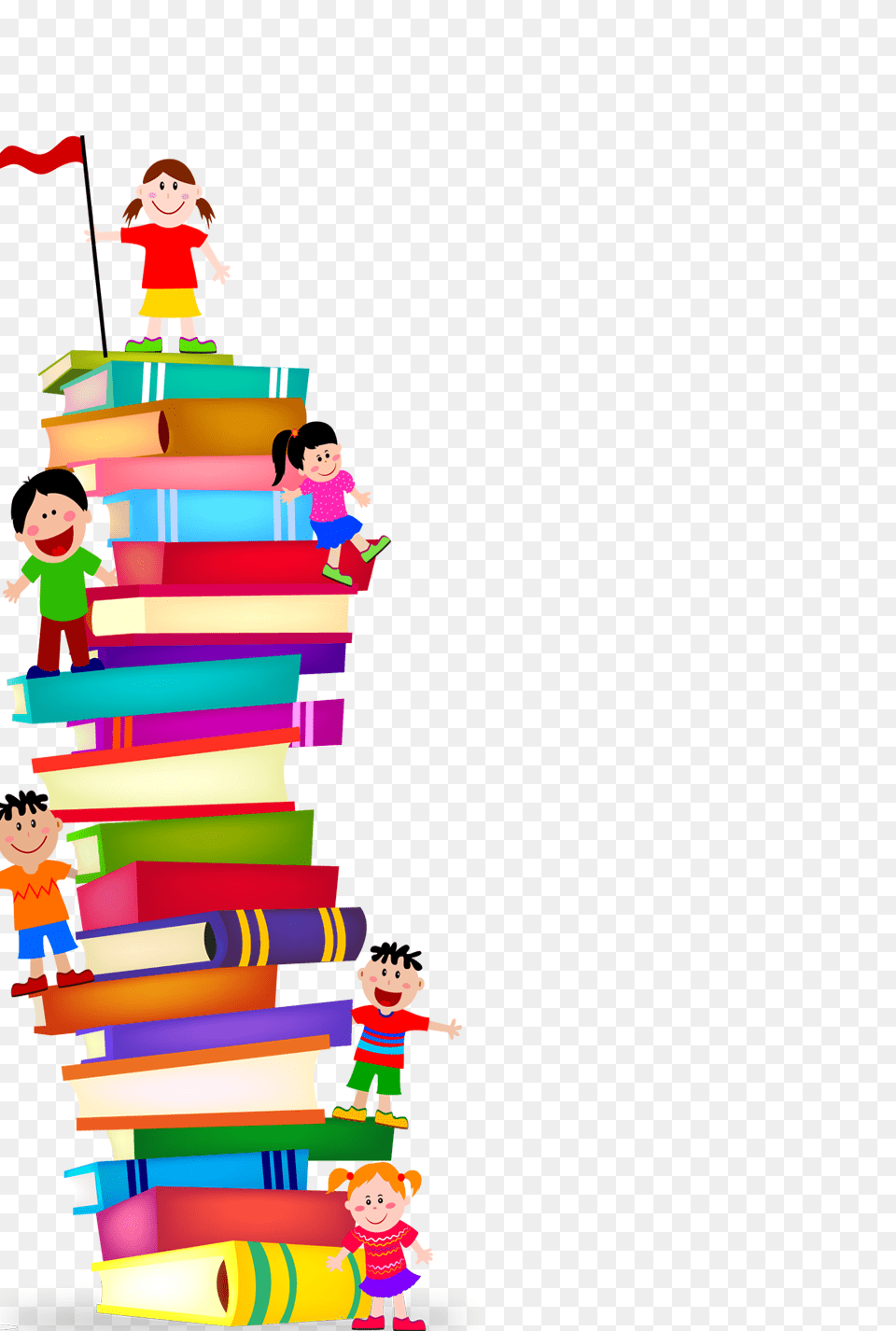 Book Childrens Literature Stack Clip Art, Graphics, Collage, Person, Baby Free Png