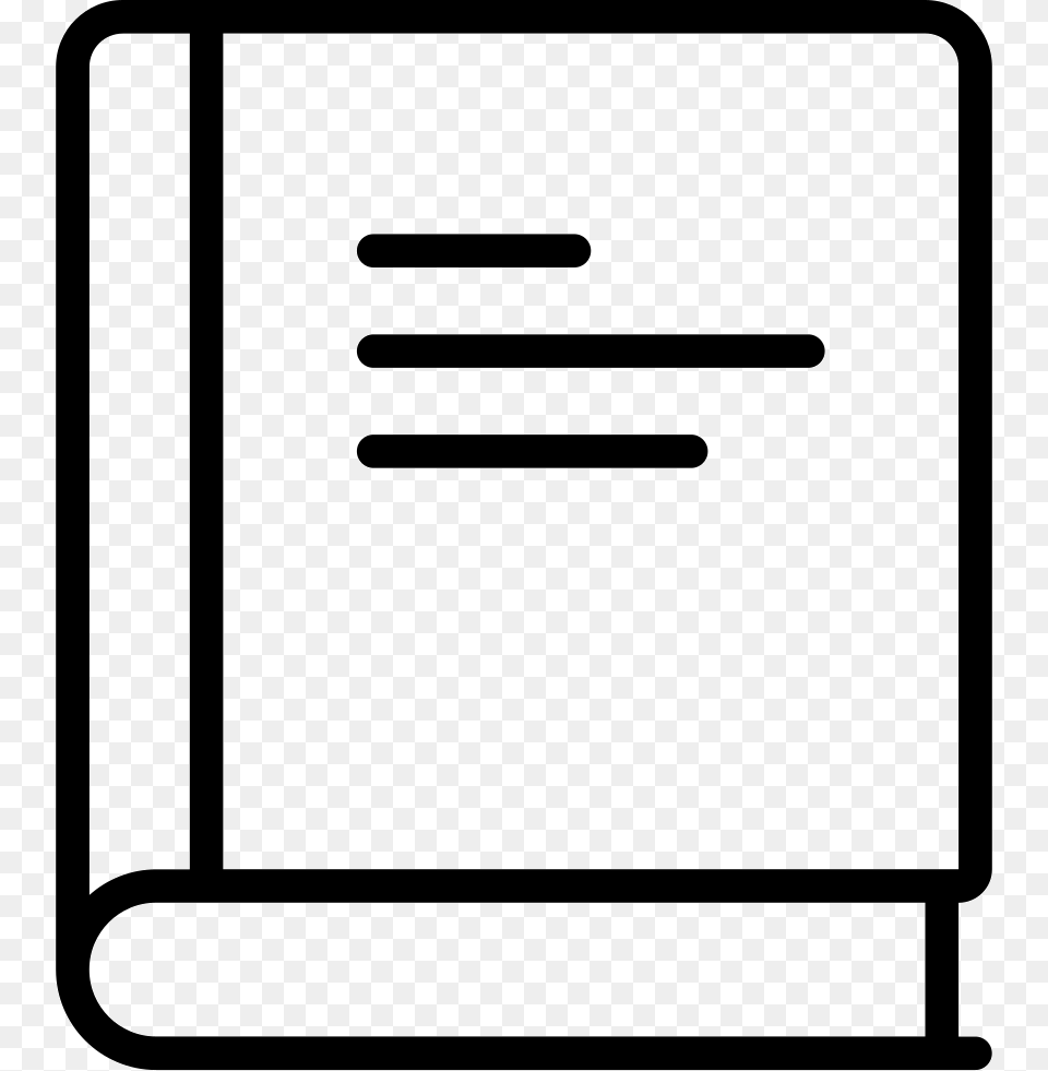 Book Closed Icon Text Free Png Download