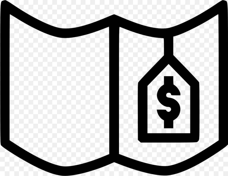 Book Cost Price Tag Dollar Expenses Expenditure Icon, Bow, Weapon Free Png