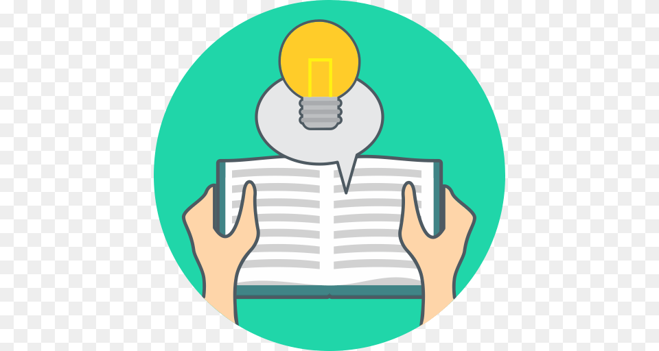 Book Energy Idea Knowledge Icon, Light, Lightbulb, Person, Reading Free Png