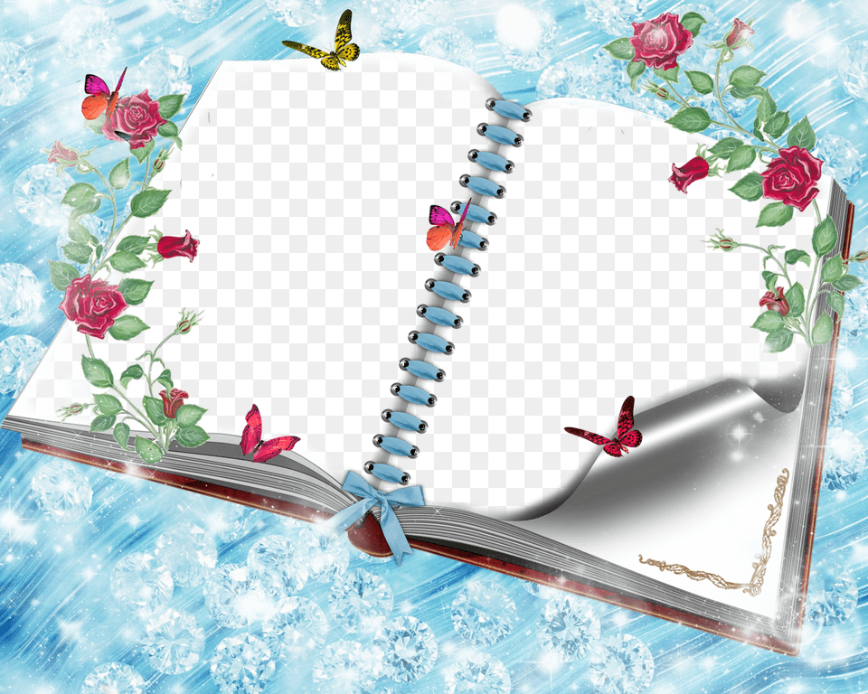 Book Frames, Diary, Publication, Flower, Plant Png Image