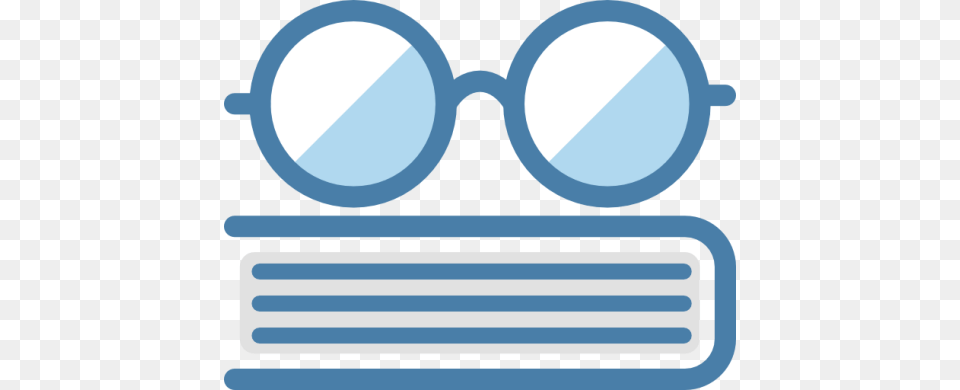 Book Glasses Study Read Learn Icon Of Science Flat Line Icons, Accessories Free Transparent Png