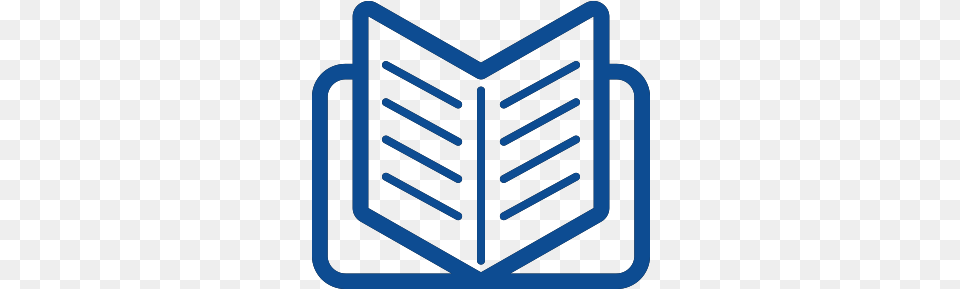 Book Icon Transparent Blue Book Icon, Emblem, Symbol Png Image