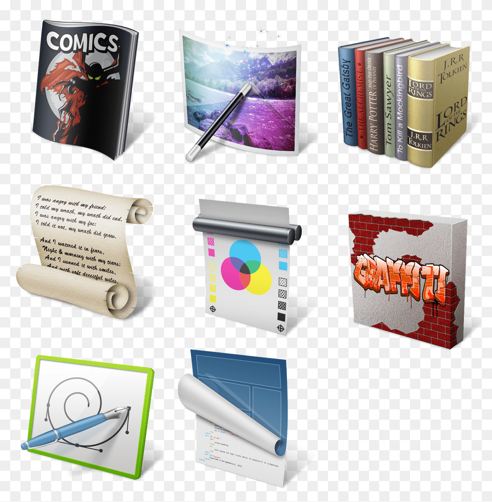 Book Icons, Publication, Text, Advertisement, Poster Free Png Download