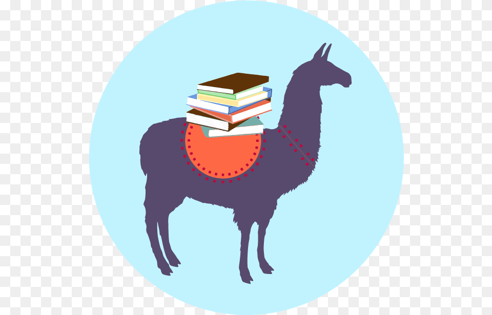 Book Llama Reads Llama Silhouette Transparent, Animal, Mammal, Kangaroo Free Png