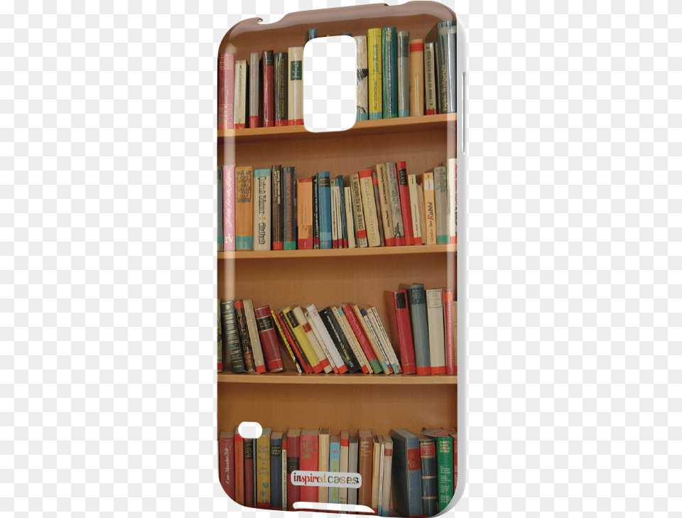 Book Lover Case For Galaxy S5 Fundas Para Celular De Libros, Shelf, Furniture, Bookcase, Publication Free Png Download