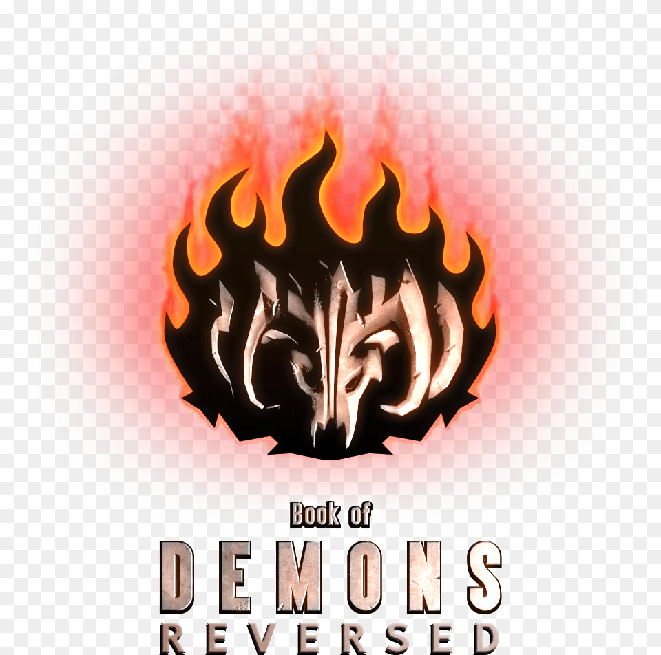 Book Of Demons Gets Reversed Book Of Demons Logo, Bonfire, Fire, Flame Png Image