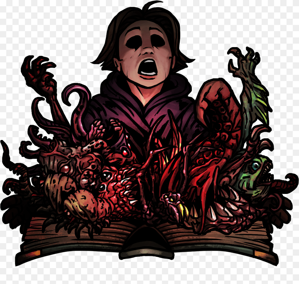 Book Of Horrors Darkest Darkest Dungeon The Librarian, Adult, Person, Man, Male Png Image