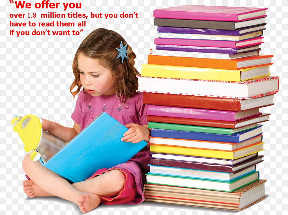 Book Reader, Person, Publication, Reading, Child Free Png Download