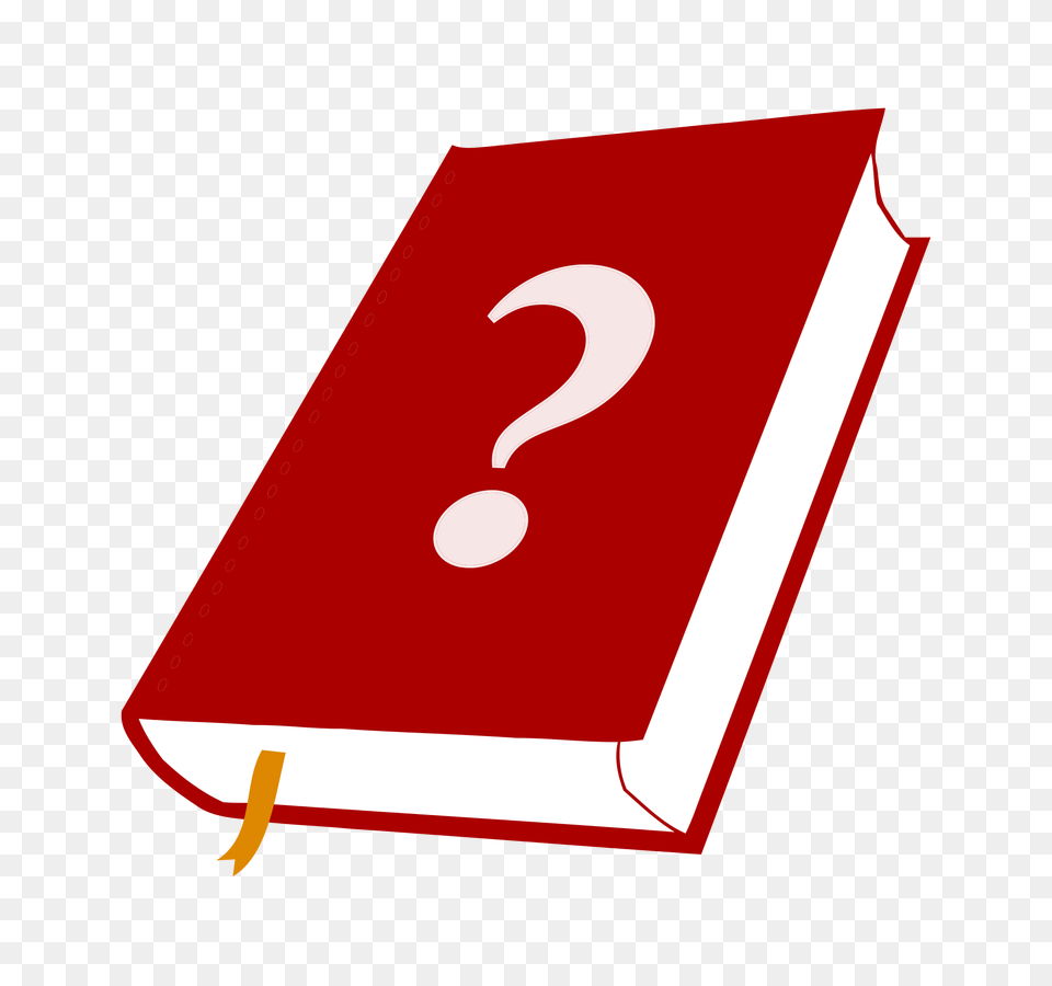 Book Red Question Marks, Text, Number, Symbol Free Png Download