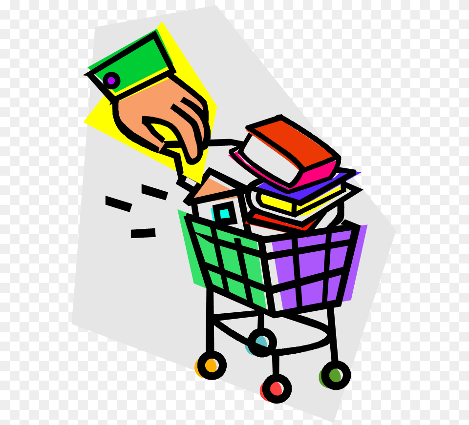 Book Sale Clipart, Shopping Cart, Device, Grass, Lawn Png Image