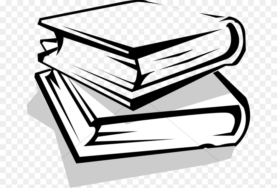 Book School Books Clipart Best On Transparent Books Image Black And White, Publication, Text Free Png Download