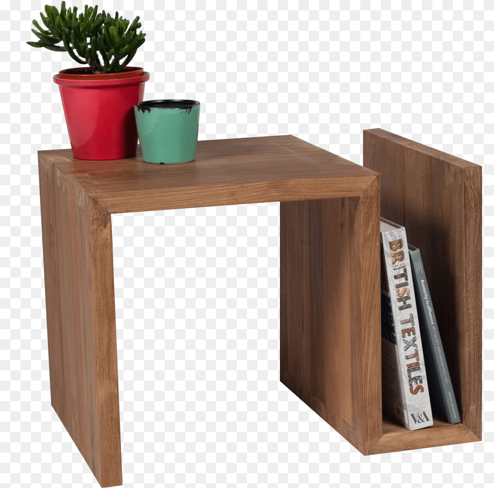 Book Shelf Download Simple Bedside Table Designs, Furniture, Plant, Potted Plant, Wood Free Transparent Png