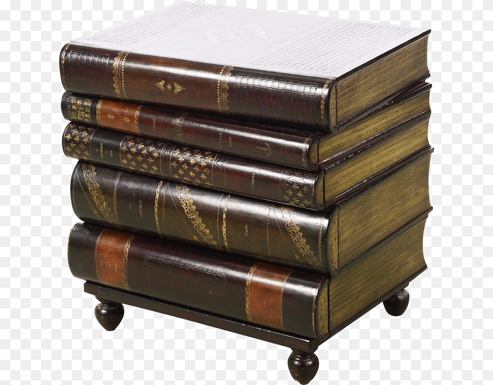 Book Stack Side Table, Publication, Furniture Png