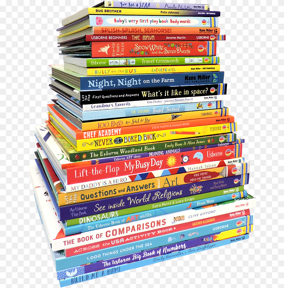 Book Stack Stack Of Books Background, Indoors, Library, Publication Png Image