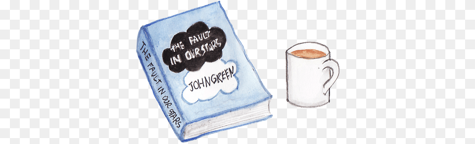Book The Fault In Our Stars And John Green Image Fault In Our Stars Book Drawing, Cup Free Png
