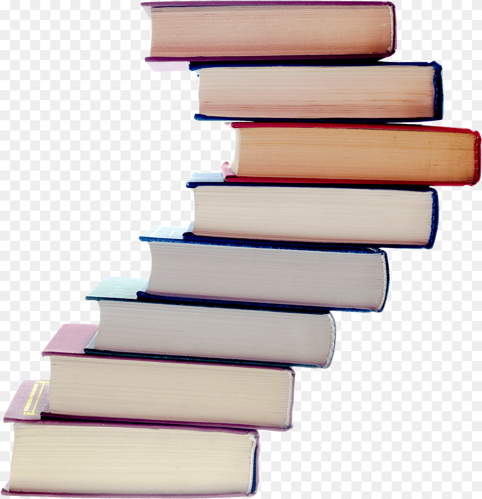 Book Transparent Stack Of Books, Indoors, Library, Publication Free Png