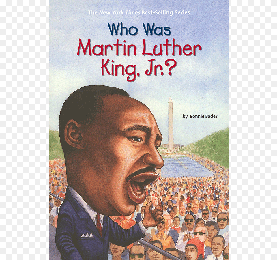 Book Who Was Martin Luther King Jr, Publication, Man, Adult, Male Free Transparent Png
