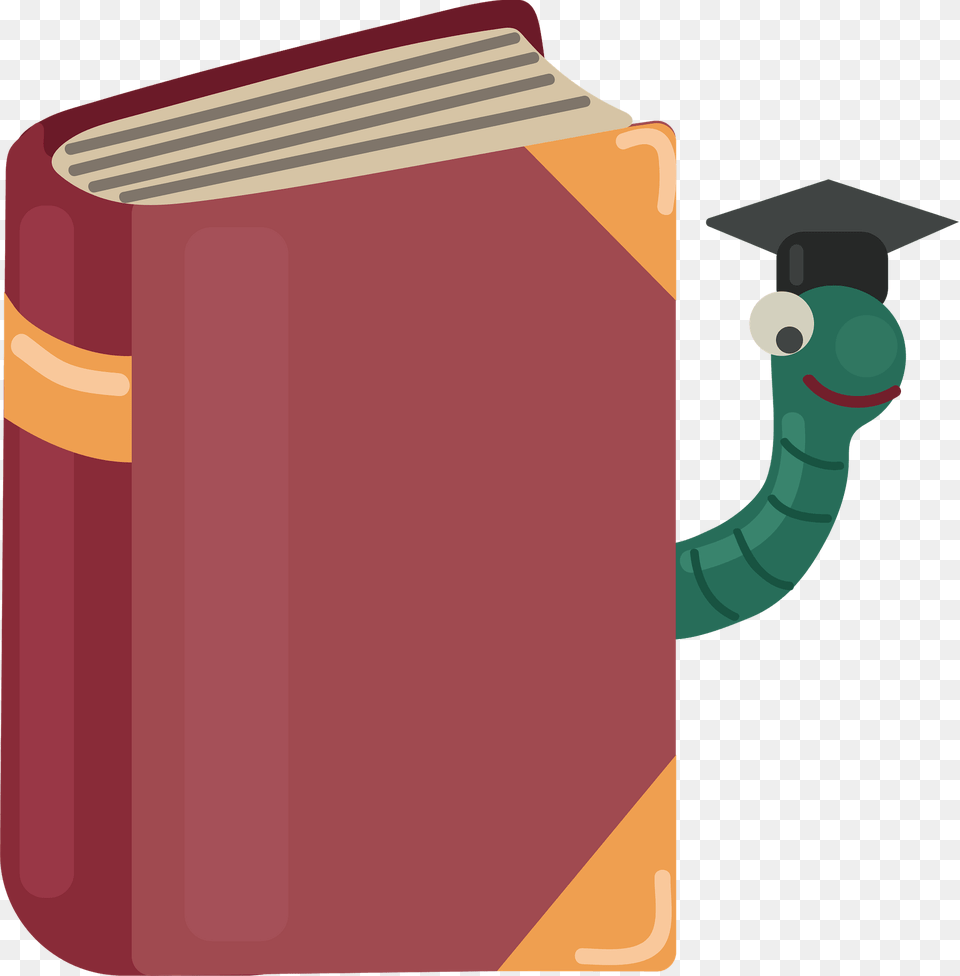 Book Worm Clipart Png Image