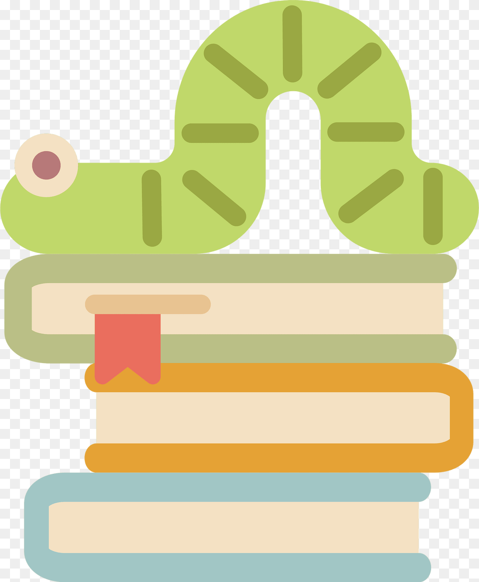 Book Worm Clipart, Text Free Transparent Png