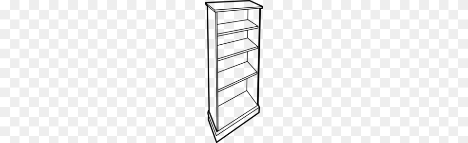 Bookcase Clip Art, Gray Png Image