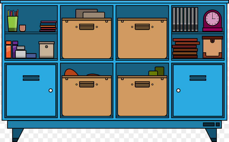 Bookcase Clipart Free Transparent Png