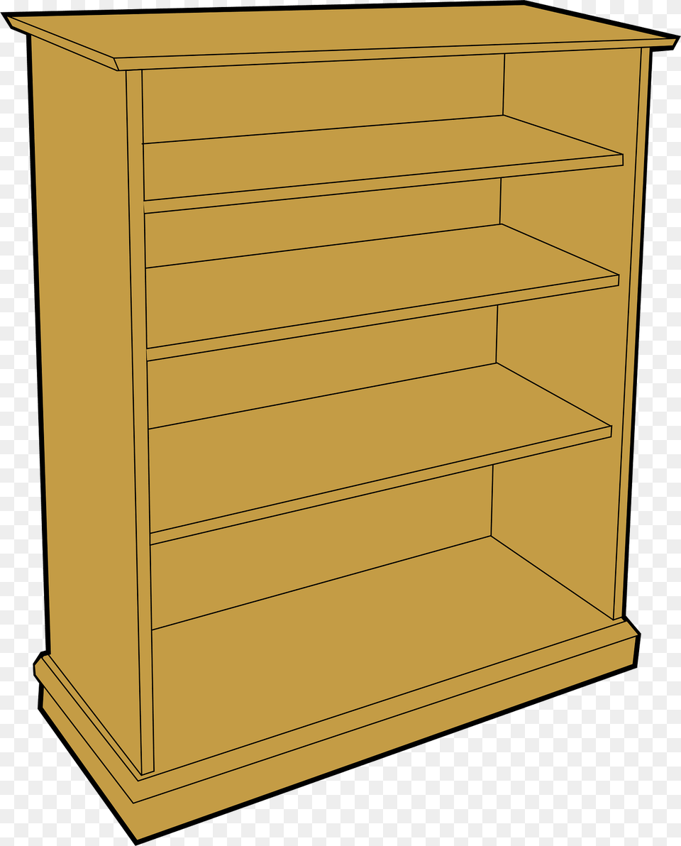 Bookcase Clipart, Cabinet, Furniture, Closet, Cupboard Free Png