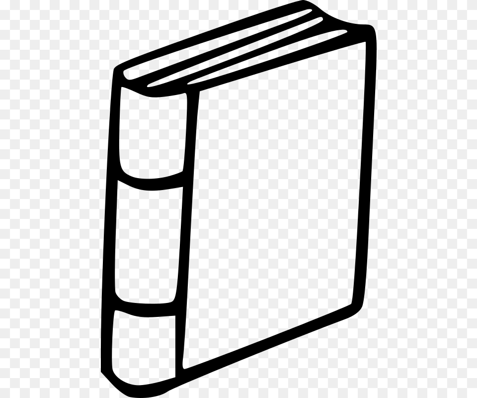 Bookcase Clipart Book Spine Pencil And In Color, Gray Png