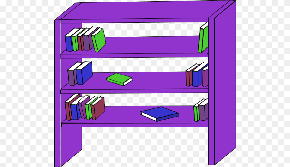 Bookcase Clipart Clipart Suggest Bookshelves With Books Clip Art, Furniture, Book, Publication, Indoors Free Transparent Png