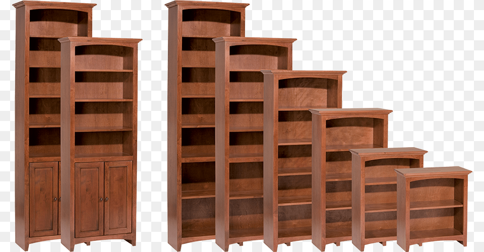 Bookcase With Doors, Furniture, Hardwood, Wood, Cabinet Free Png