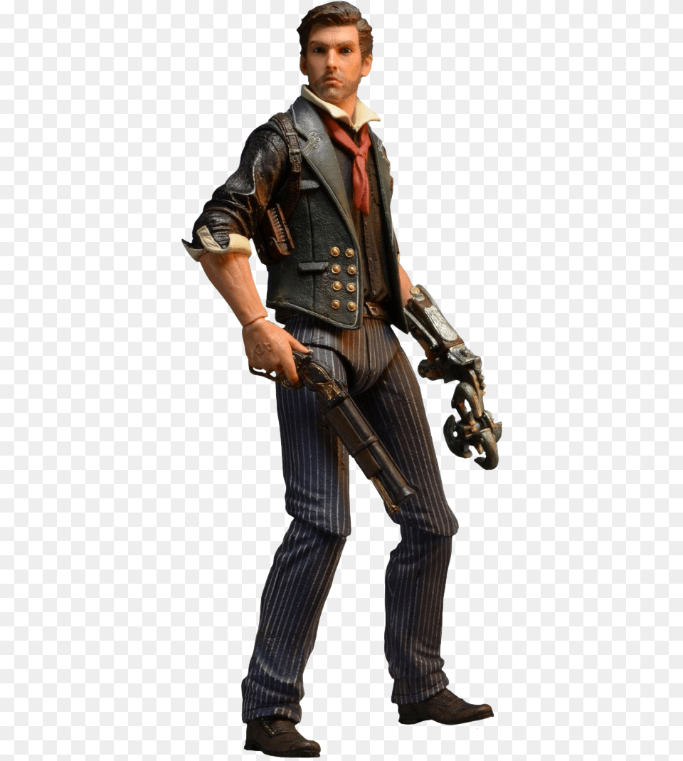 Booker Dewitt, Adult, Man, Male, Jacket Free Png