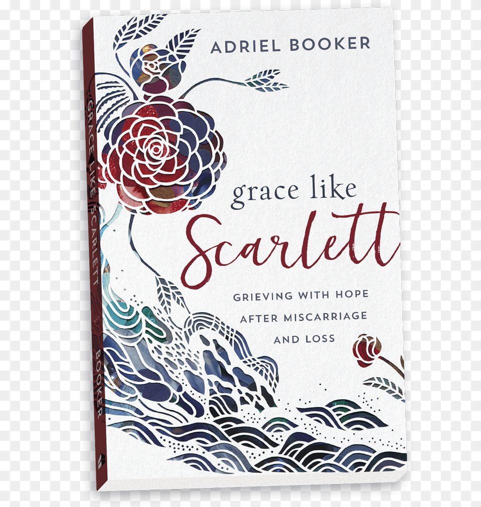 Booker Gracelikescarlett 3d Web Grace Like Scarlett Grieving With Hope After Miscarriage, Book, Publication, Advertisement Free Png Download