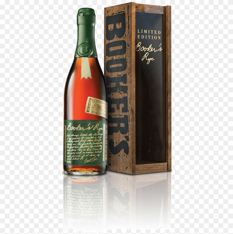 Booker39s Rye Limited Edition, Alcohol, Beer, Beverage, Liquor Png Image