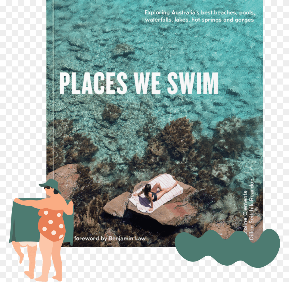 Bookiewook Places We Swim Exploring Australia39s Best Beaches, Publication, Book, Outdoors, Nature Free Png