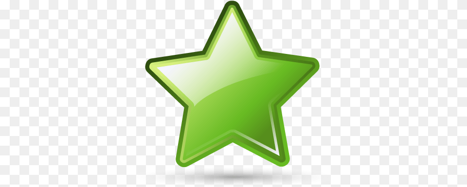 Bookmark Green Star Icon Green Star Icon Transparent, Star Symbol, Symbol, Blackboard Png