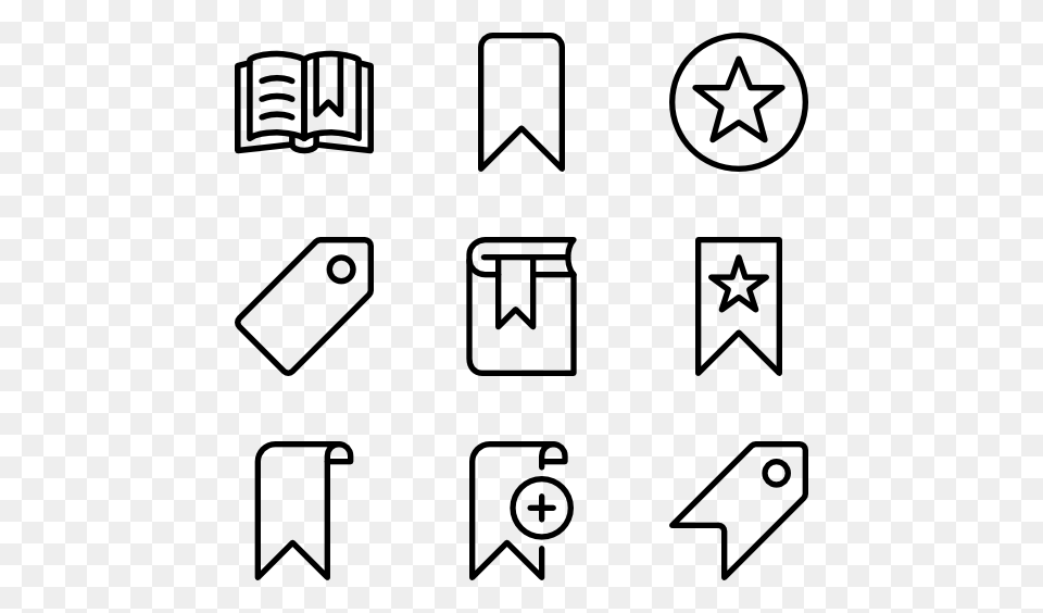 Bookmark Icon Packs, Gray Free Png Download