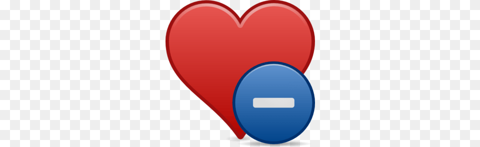 Bookmark Minus Clip Art, Balloon, Heart, Disk Free Png Download